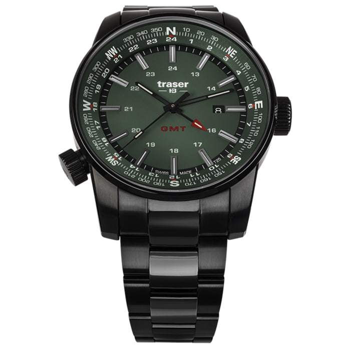 Zegarek Traser P68 Pathfinder GMT PSS - Green