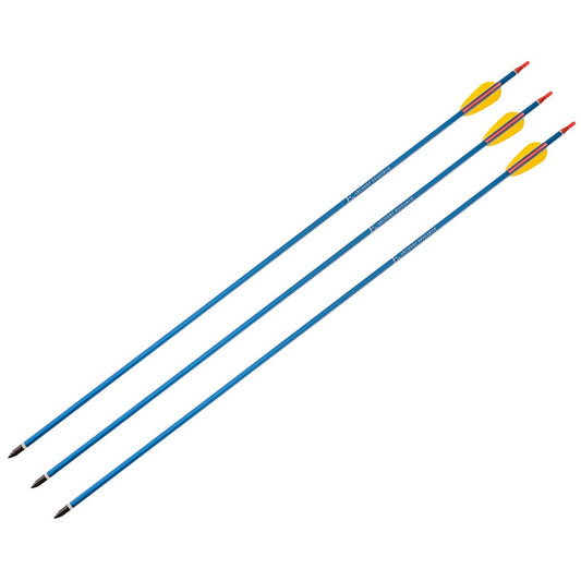 Strzała aluminiowa Poe Lang 30" 8,0 mm Blue - zestaw 3 szt.