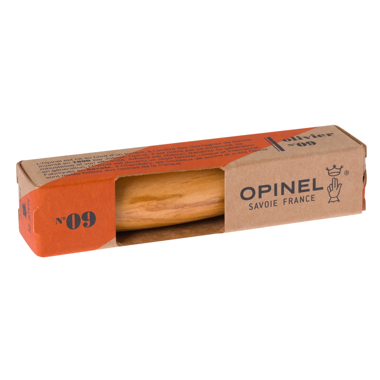 Nóż składany Opinel No.9 INOX Olive