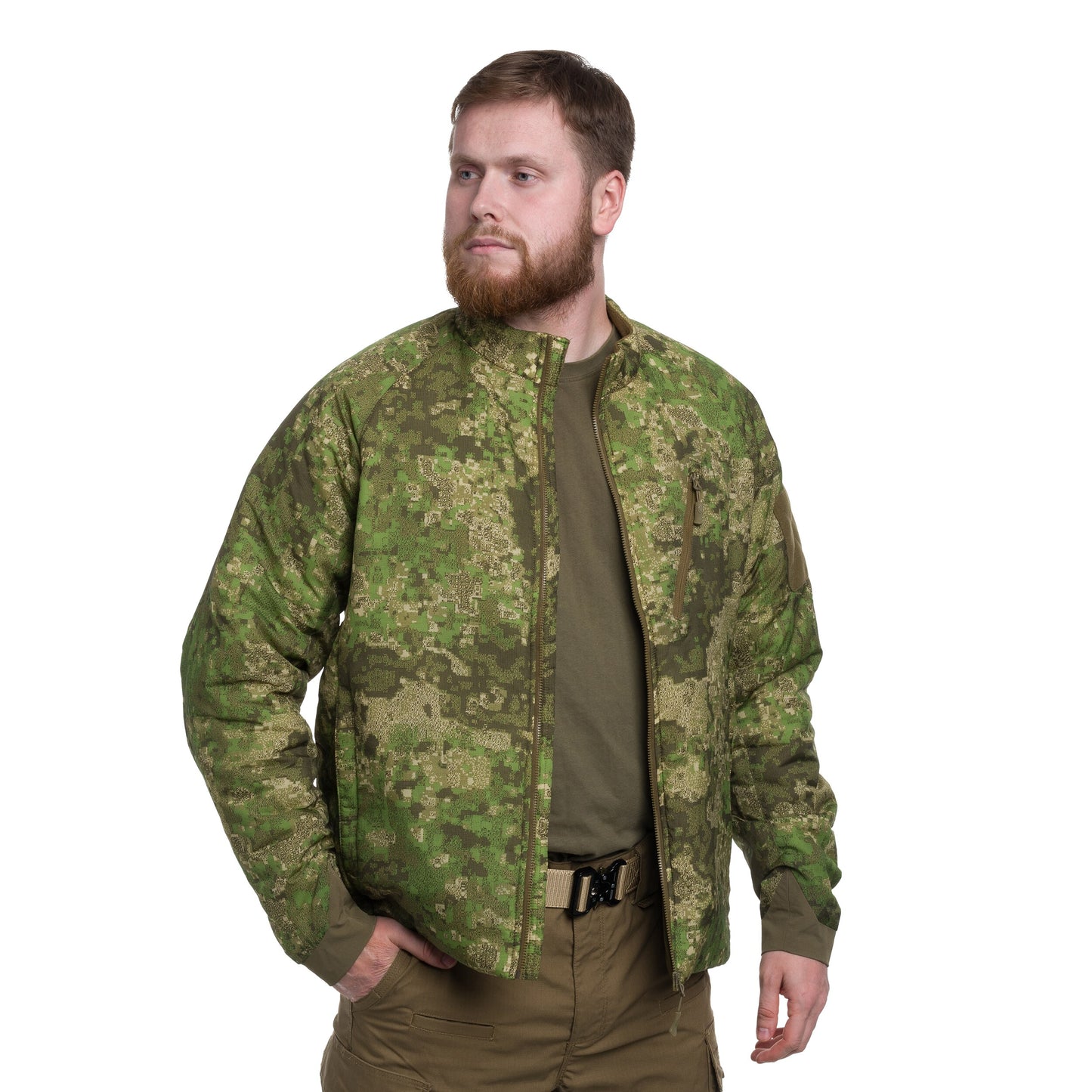 Kurtka Helikon Wolfhound Climashield Apex - PenCott WildWood
