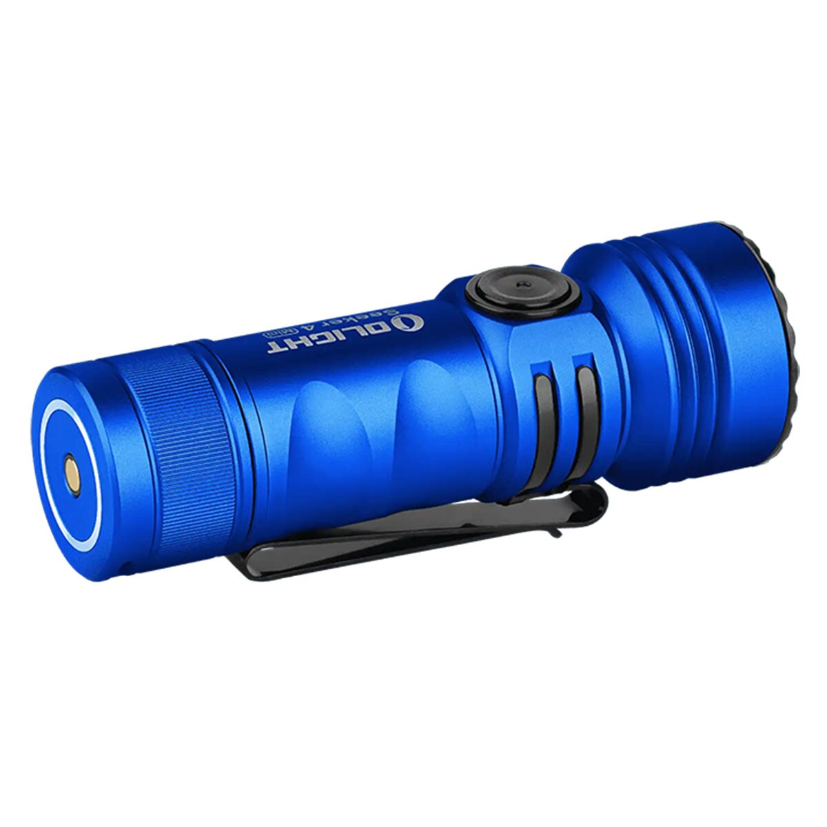 Latarka taktyczna Olight Seeker 4 Mini Cool White Blue - 1200 lumenów