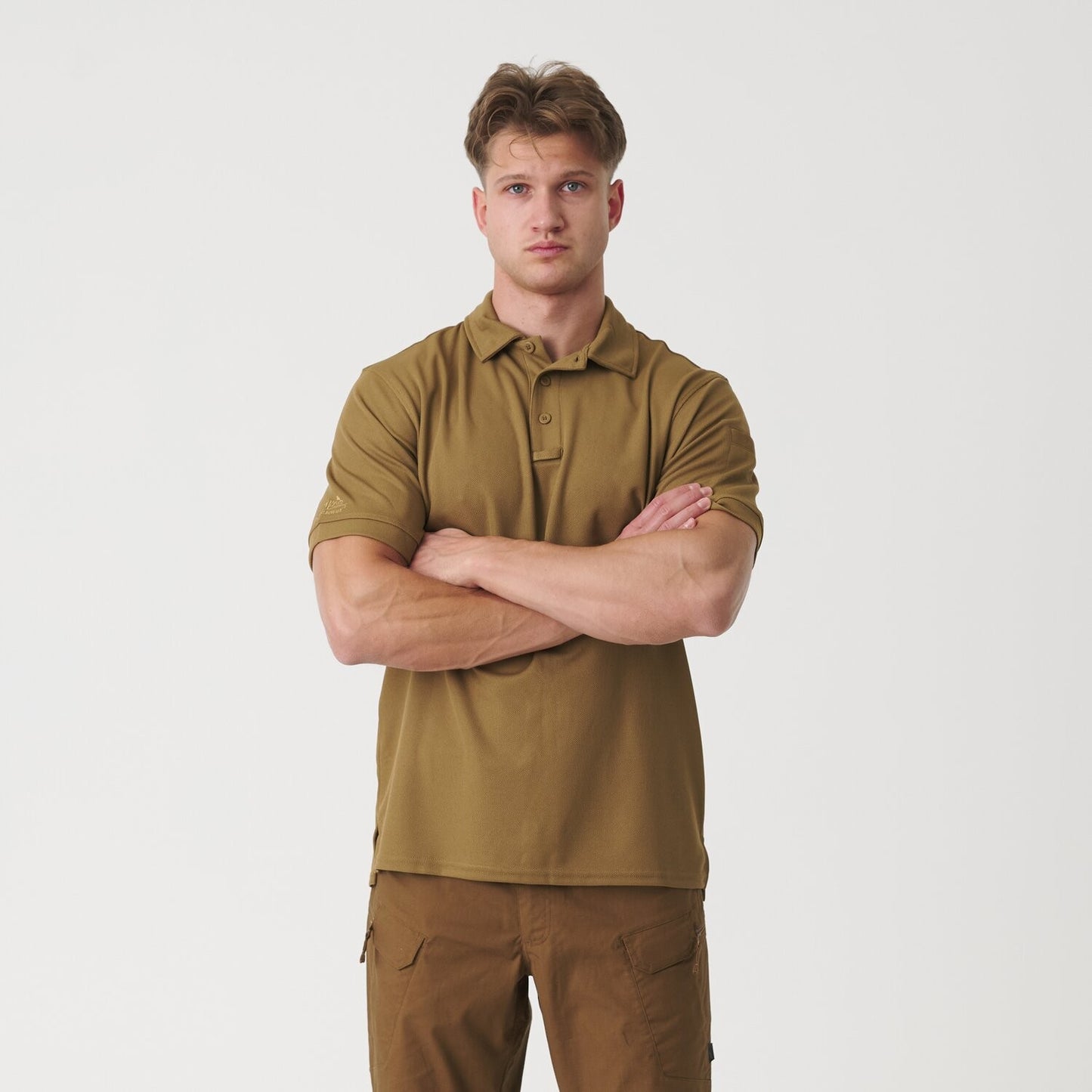 Koszulka termoaktywna Polo Helikon UTL TopCool - Coyote