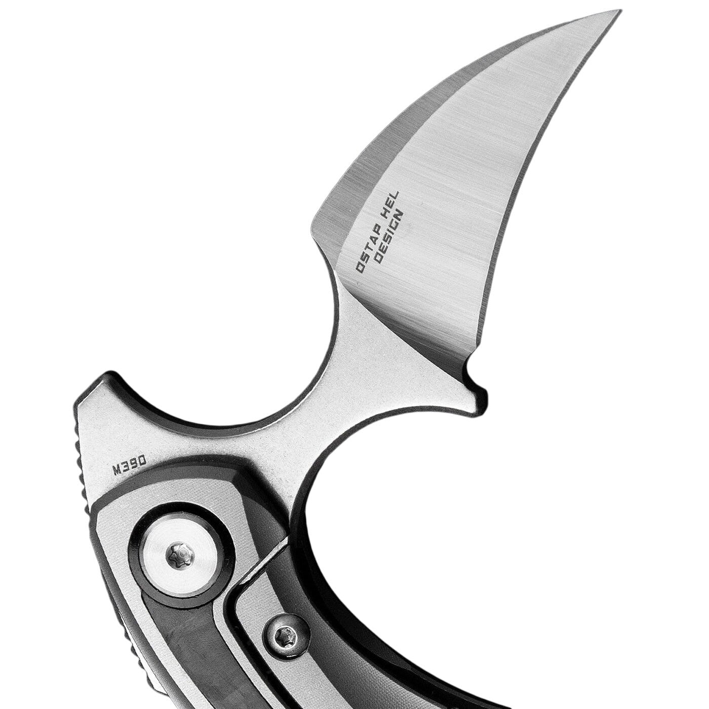 Nóż składany Bestech Knives Strelit - Satin/Grey Titanium Black Red Marble Carbon Fiber