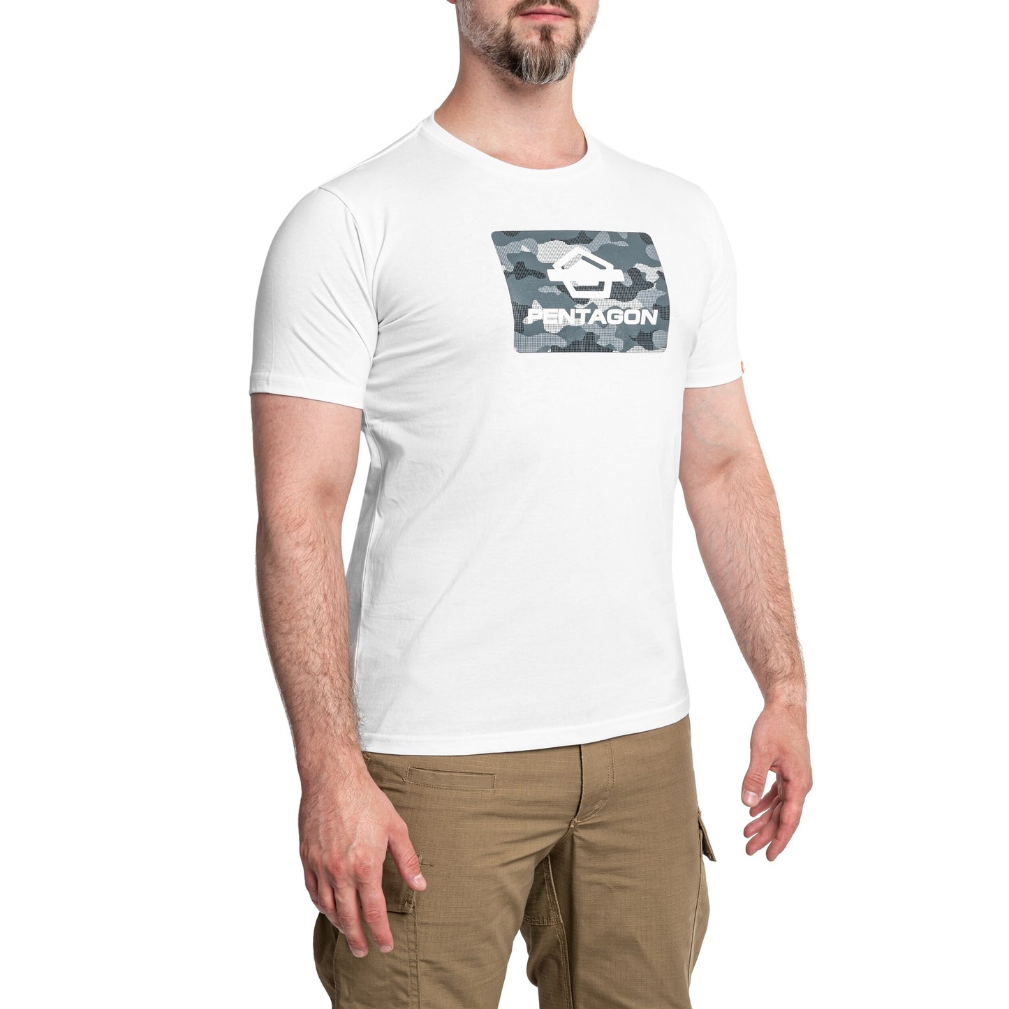Koszulka T-shirt Pentagon Ageron "Spot Camo" - White