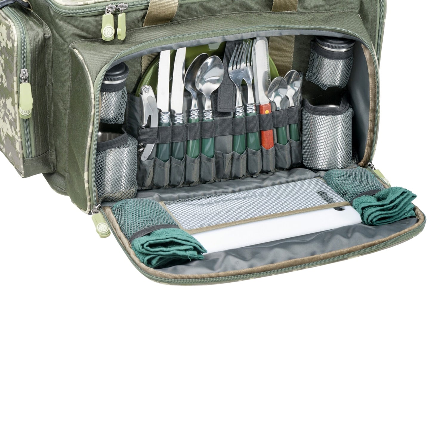 Torba termiczna Mivardi Dining Thermo Bag zestaw obiadowy 2-osobowy - Camo Code