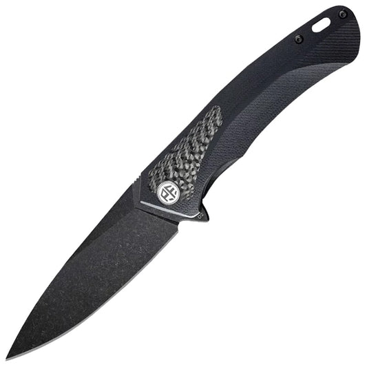 Nóż składany Petrified Fish Pub PF-838 Carbon Fiber - Black/Stonewash