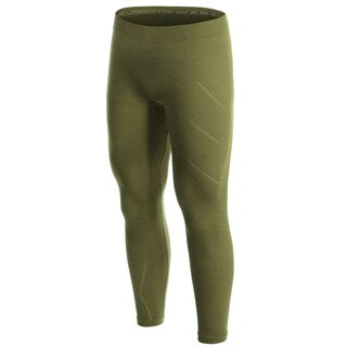 Legginsy termoaktywne męskie FreeNord NordTrek Merino Tech - Khaki