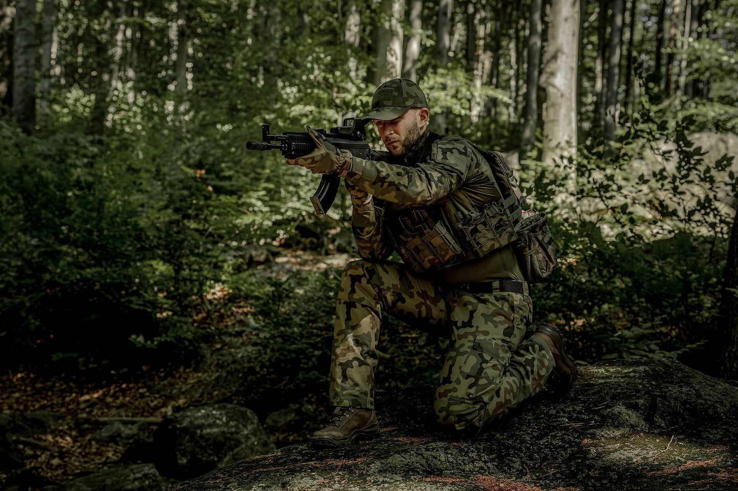 Czapka z daszkiem Mil-Tec Tactical Baseball Cap - wz.93 Pantera PL Woodland