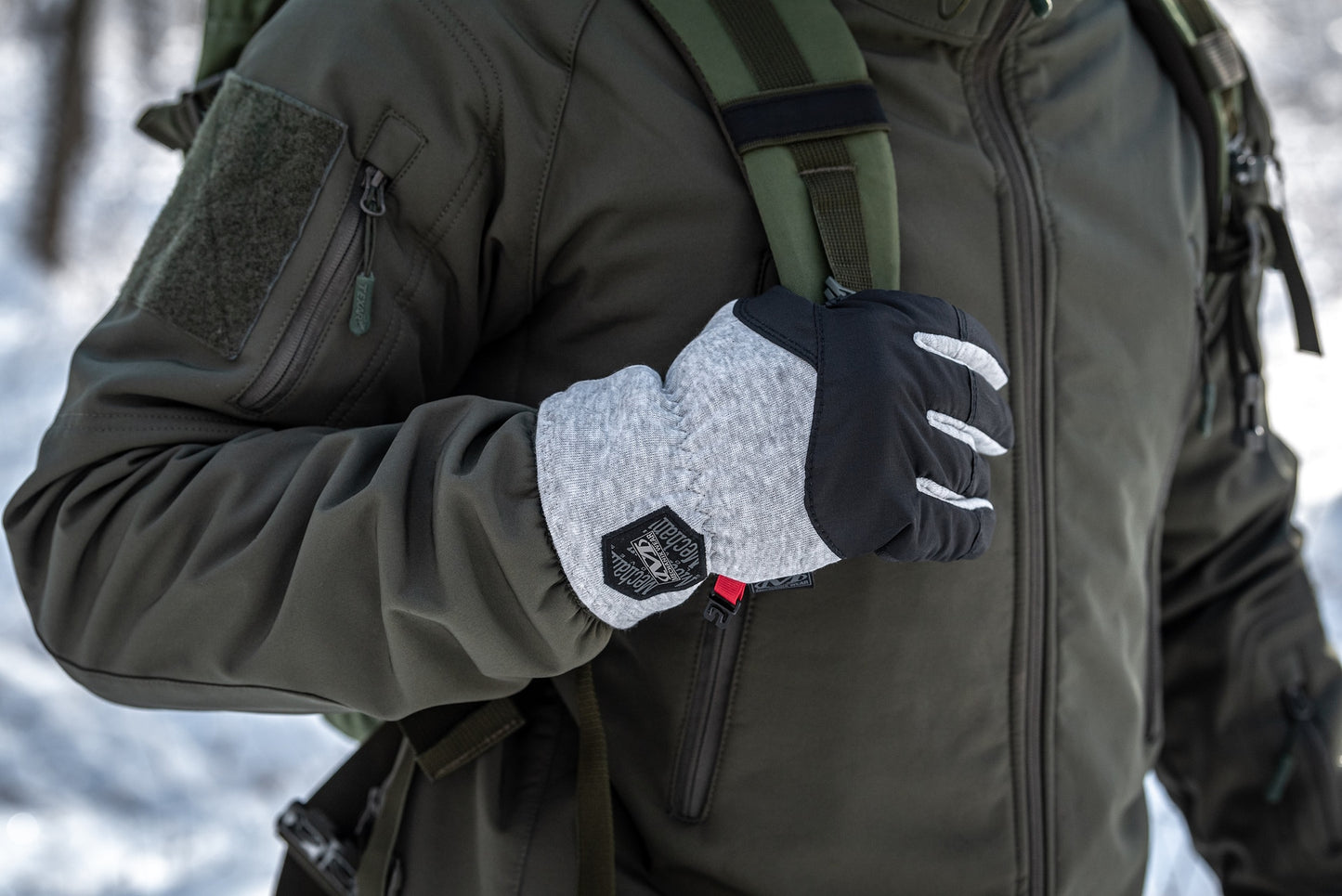 Rękawice taktyczne Mechanix Wear ColdWork Guide - Black/Grey