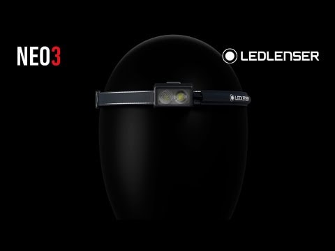 Latarka czołowa Ledlenser Neo 3 Black/Gray - 400 lumenów