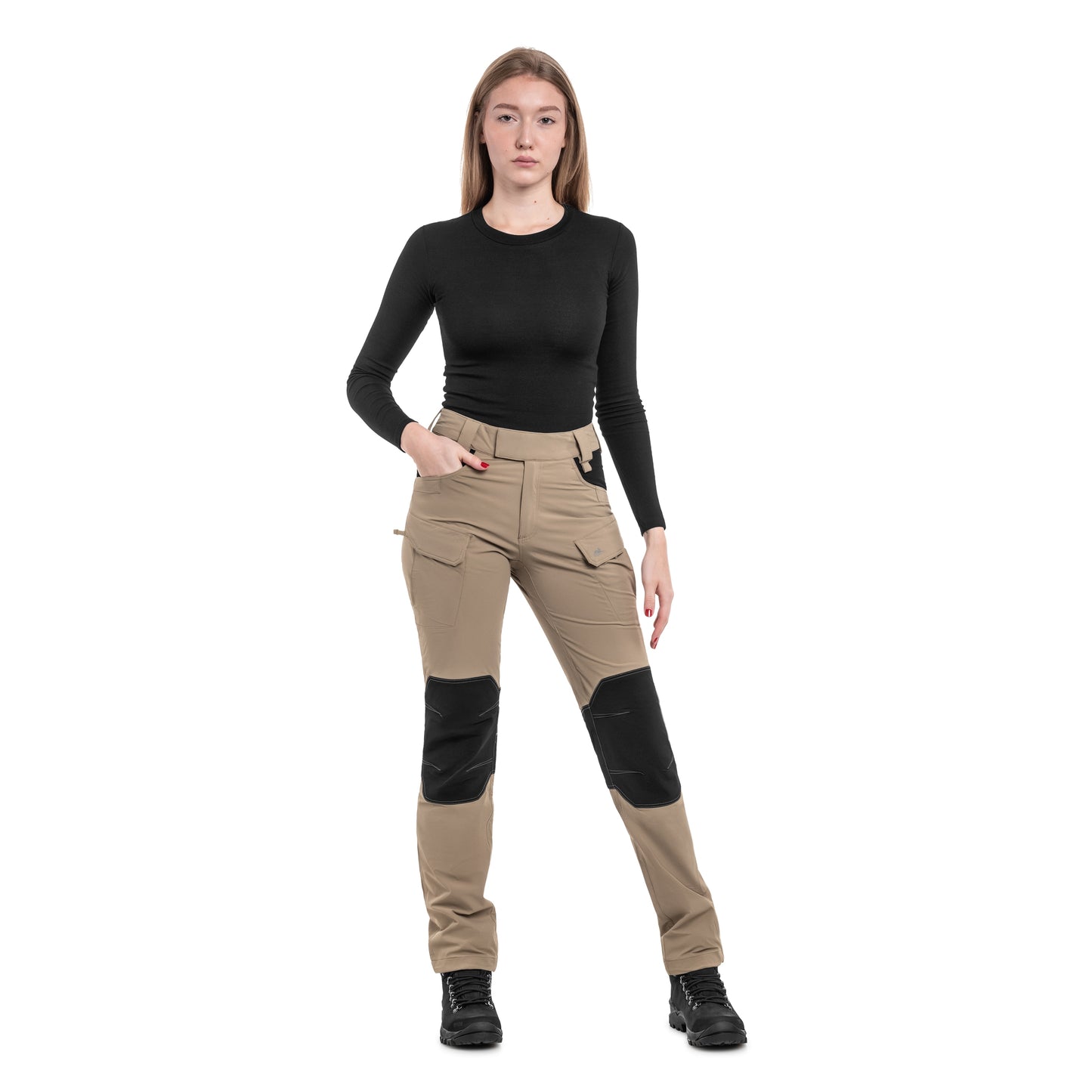Spodnie damskie Helikon OTP VersaStretch - Khaki/Black