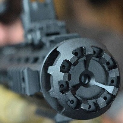Kompensator Strike Industries Cookie Cutter Comp do karabinków kalibru .223/5,56 mm - Black