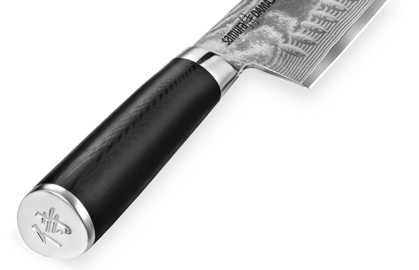 Nóż kuchenny Samura Damascus Santoku 18 cm - Black