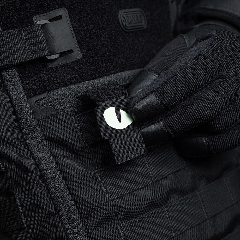 Naszywka M-Tac Tiger Eyes Laser Cut (para) - Black