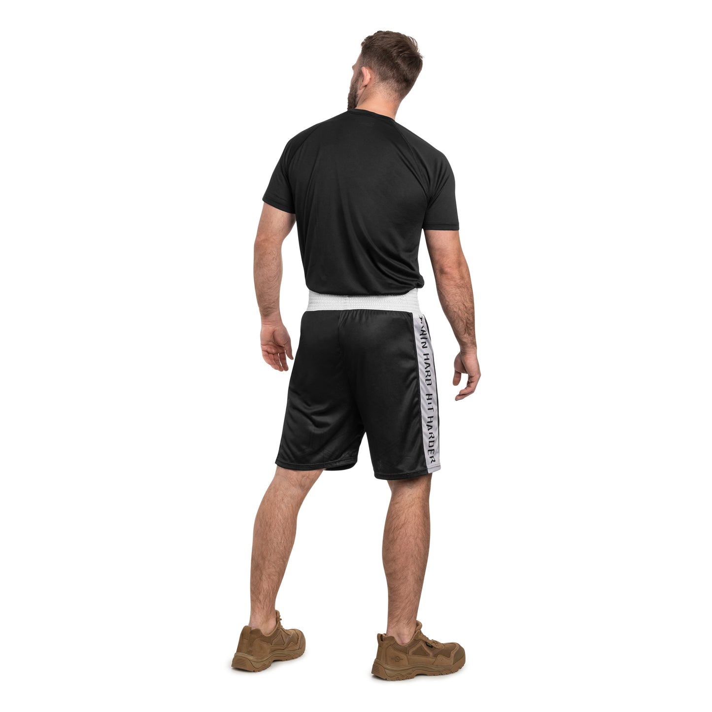 Szorty bokserskie DBX Bushido - Black/SIlver