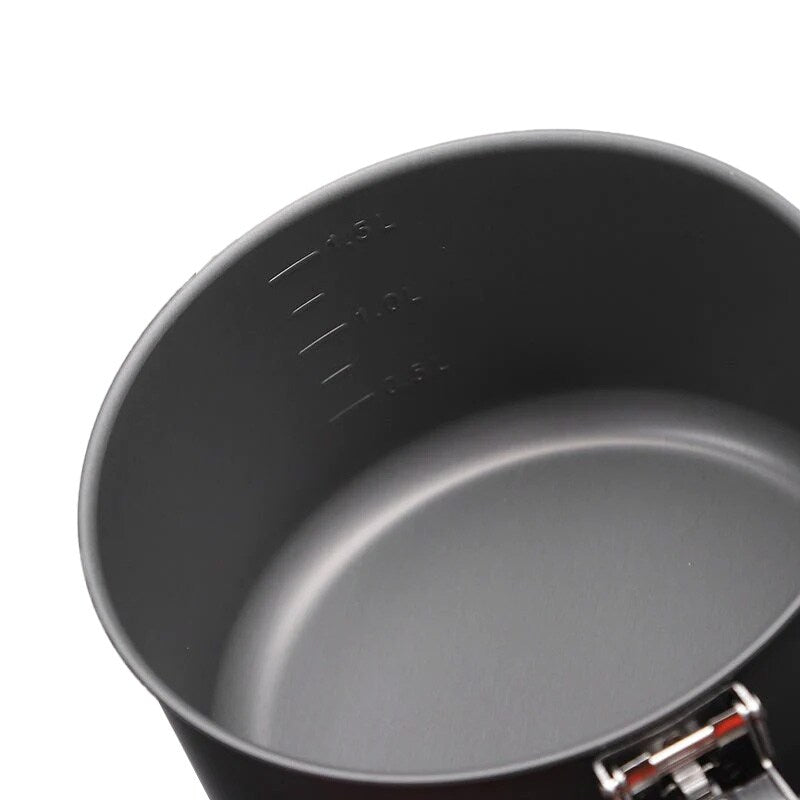 Zestaw naczyń turystycznych Fire Maple Feast 4 - Black