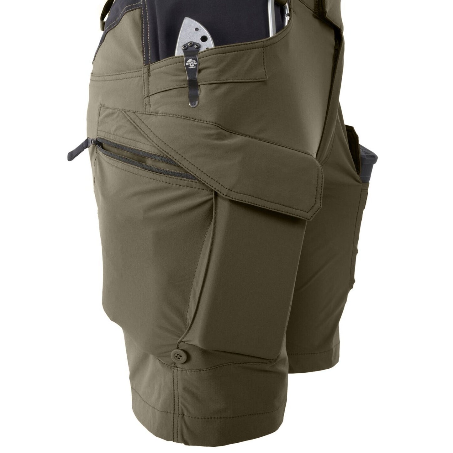 Szorty damskie Helikon OTP Nylon 8,5" - Taiga Green/Black