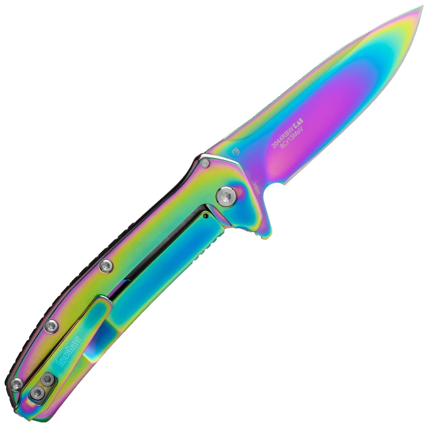 Nóż składany Kershaw Outcome - Rainbow