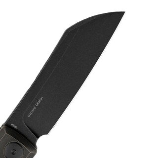 Nóż składany Bestech Knives Bruv - Black Stonewash/Bronze Black Titanium