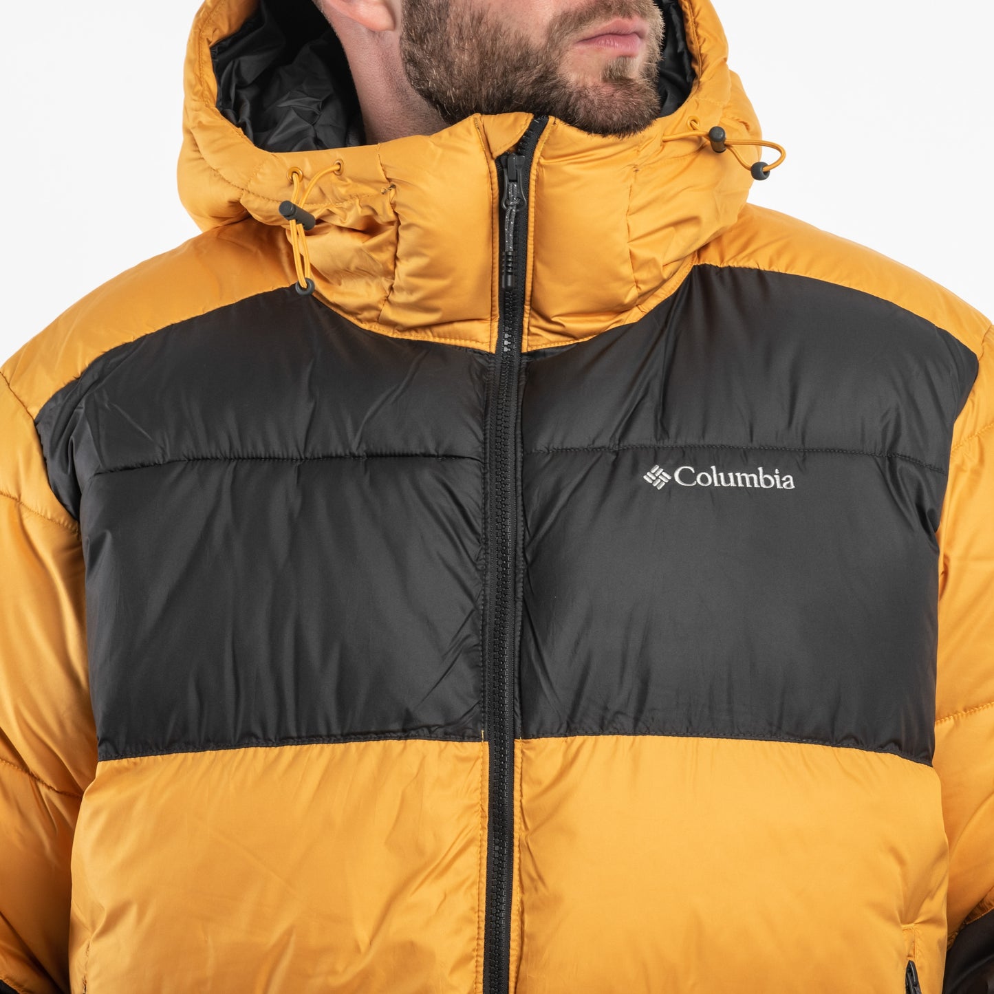 Kurtka Columbia Pike Lake II Hooded - Raw Honey/Shark
