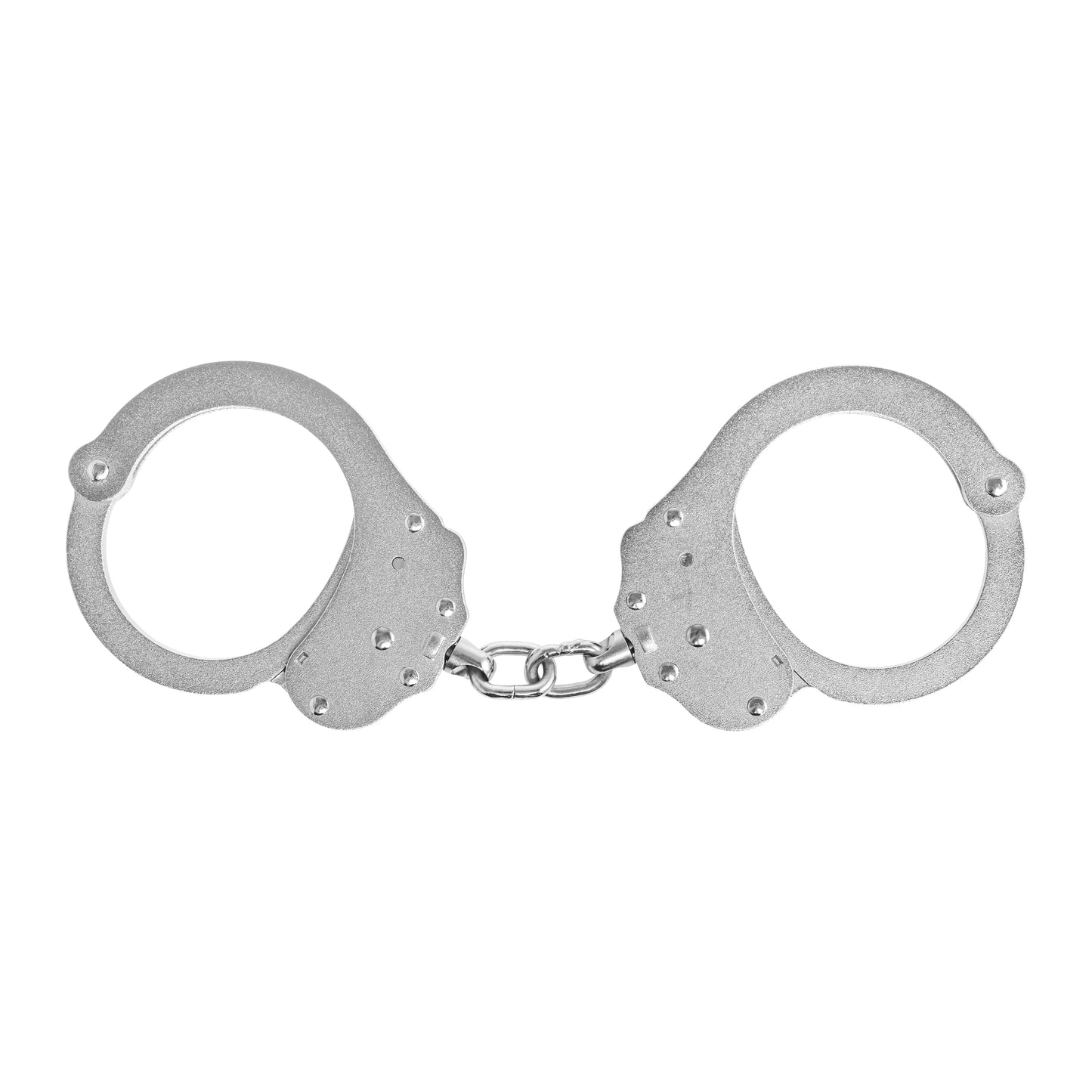 Kajdanki łańcuszkowe Alcyon Chain Steel Single Sided Double Lock - Srebrne