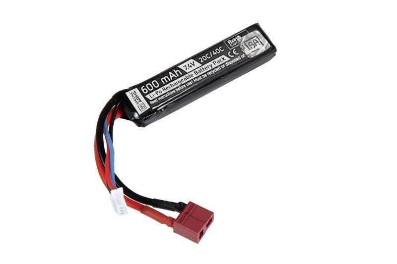 Akumulator ASG Specna Arms LiPo 7,4V 600mAh 20/40C deans - PDW