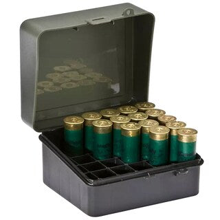 Pudełko amunicyjne Plano 12GA, 16GA 25 szt. - OD Green/Black