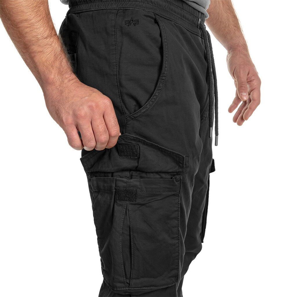 Spodnie Alpha Industries Cotton Twill Jogger - Black