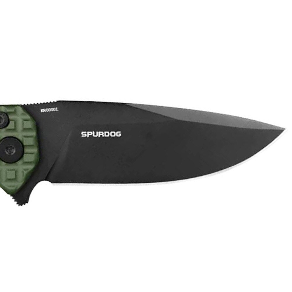 Nóż składany Oknife Spurdog OD Green - stal narzędziowa D2