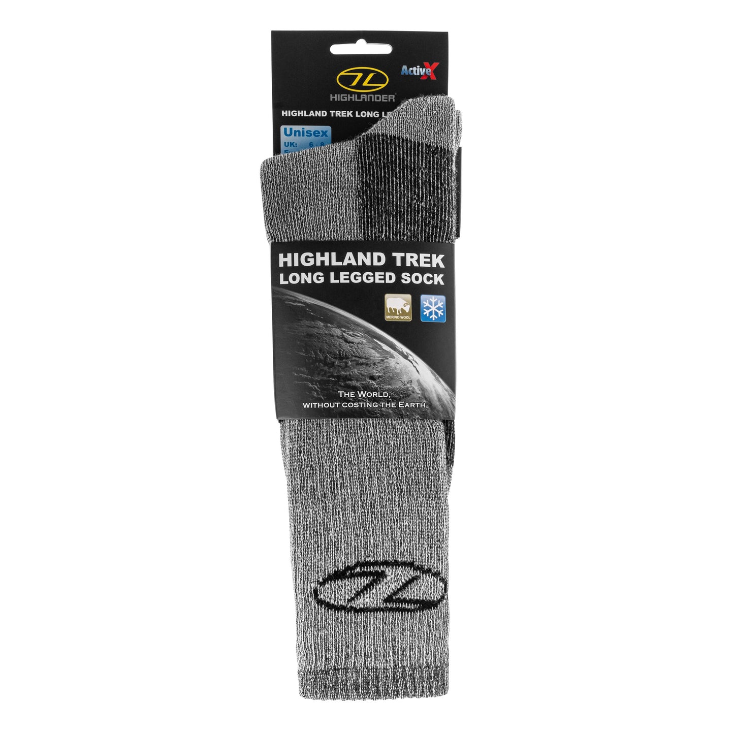 Skarpety damskie Highlander Trek Long - Grey