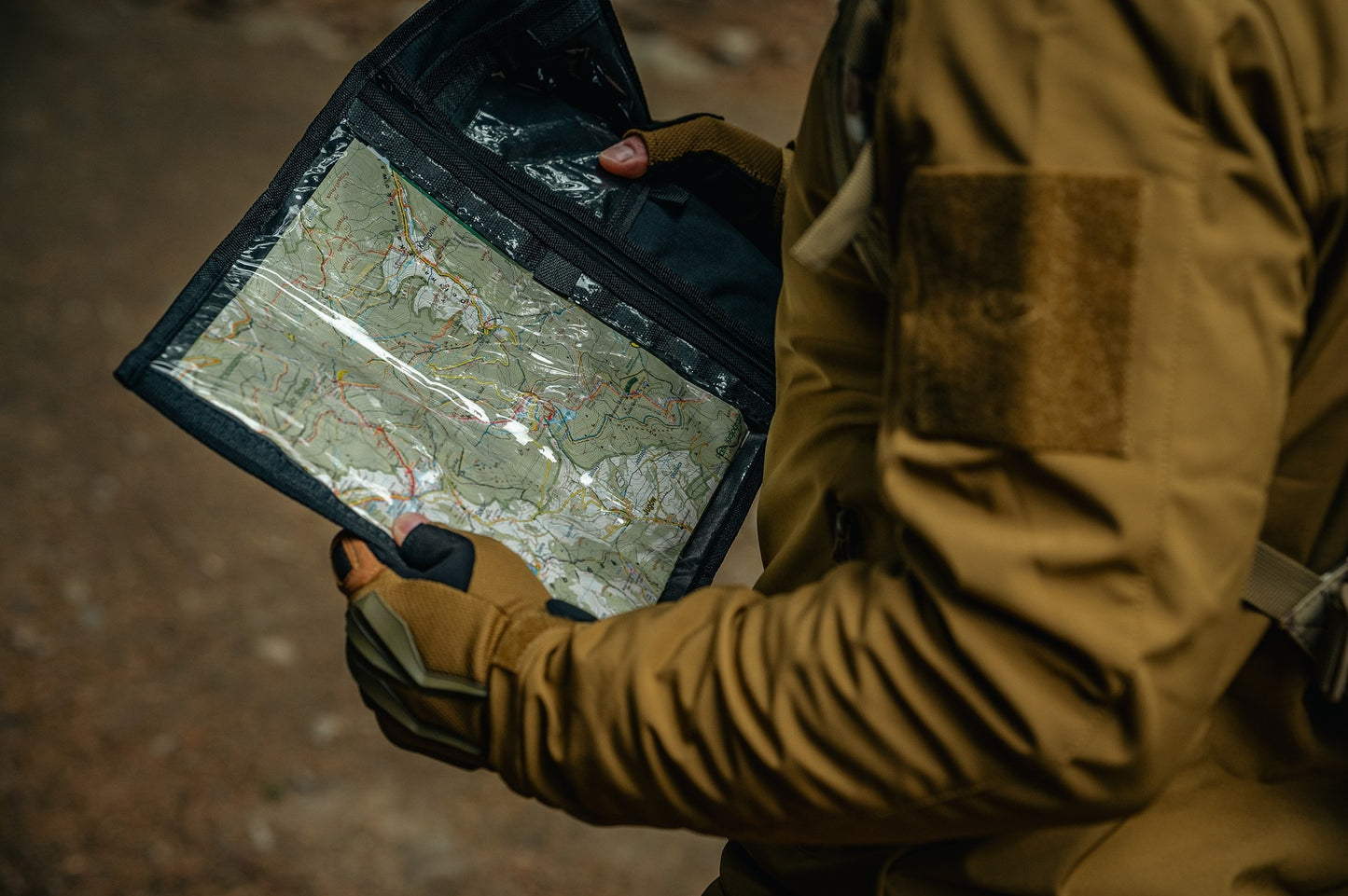 Mapnik Highlander Forces Explorer Map Case - Black
