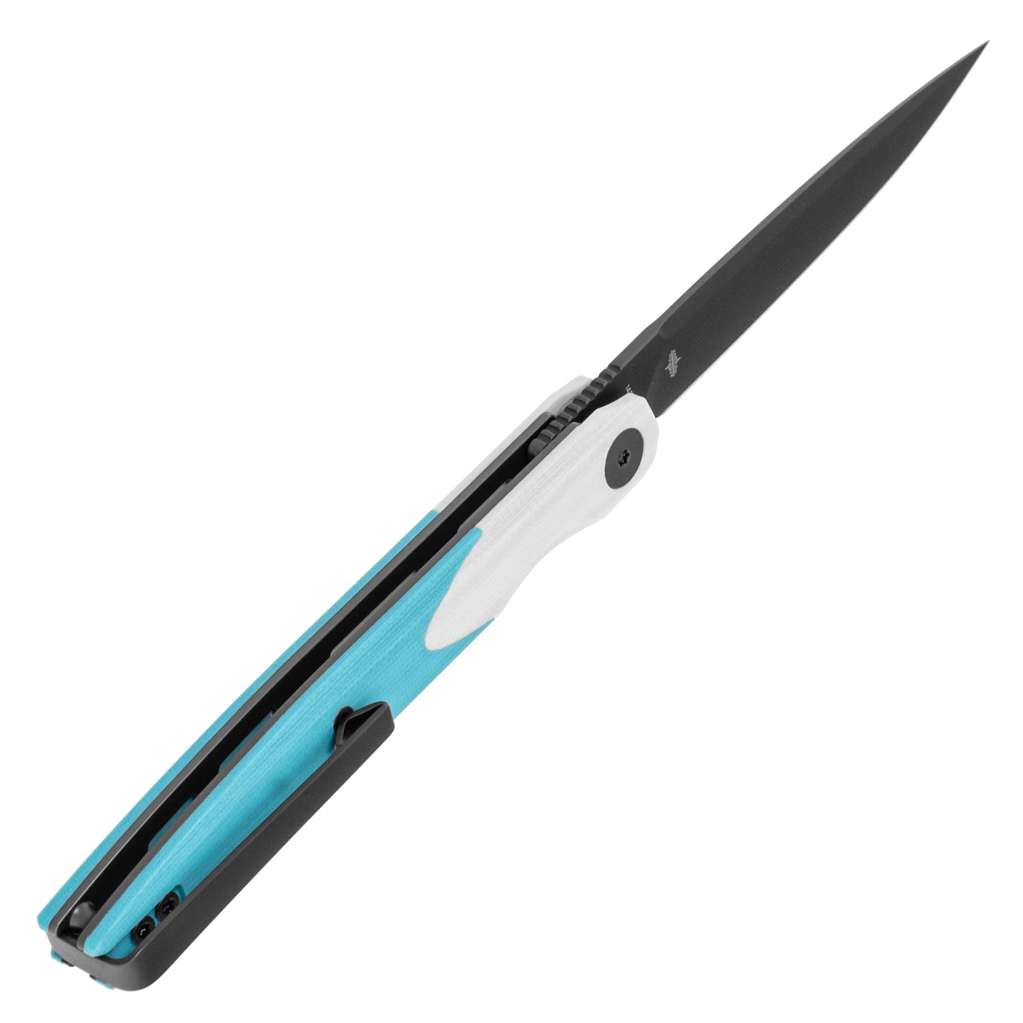 Nóż składany Bestechman Lanza G10 - Light Blue/White