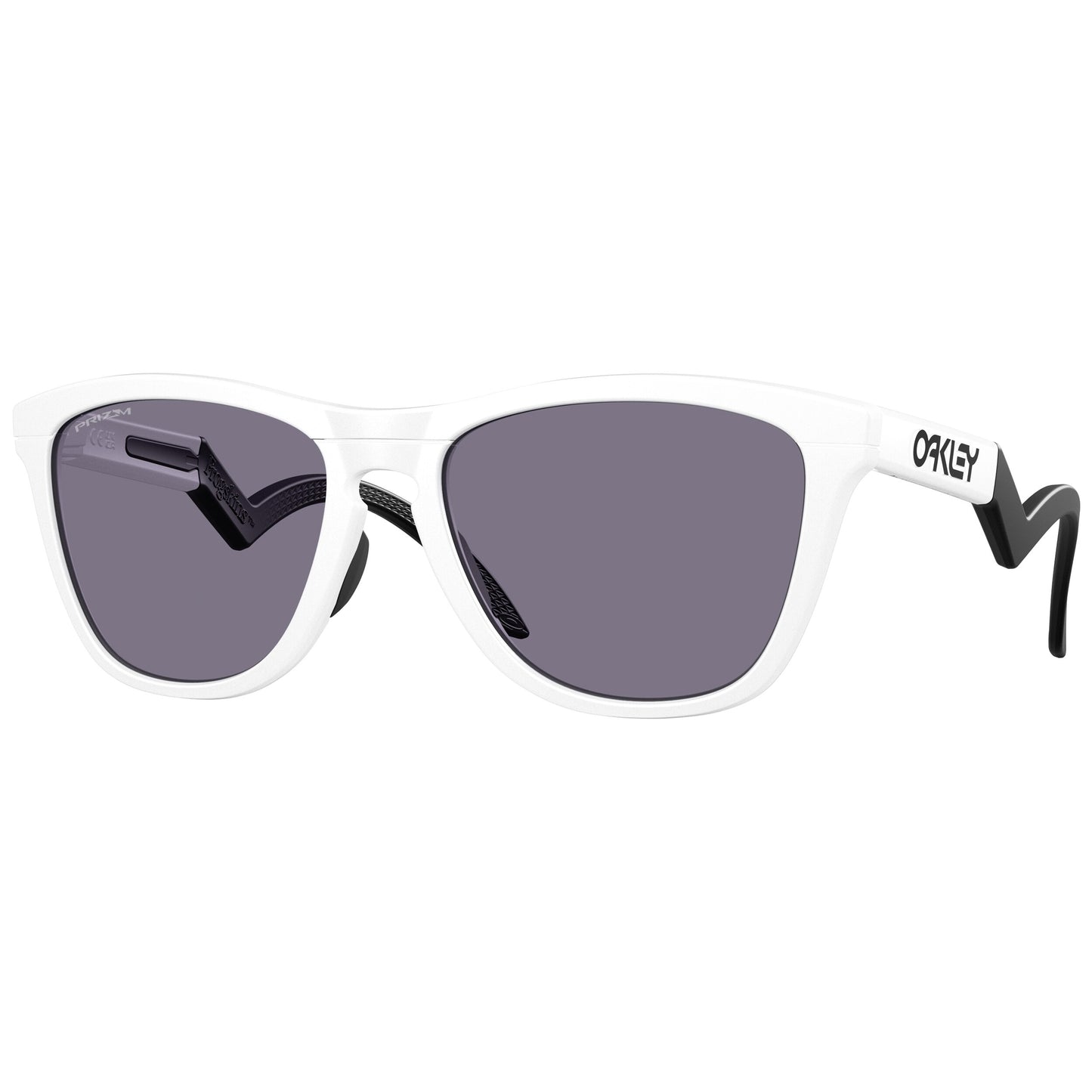 Okulary przeciwsłoneczne Oakley Frogskins Hybrid - Matte White/Prizm Grey