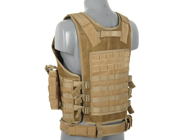 Kamizelka taktyczna 8Fields Light MOLLE - coyote