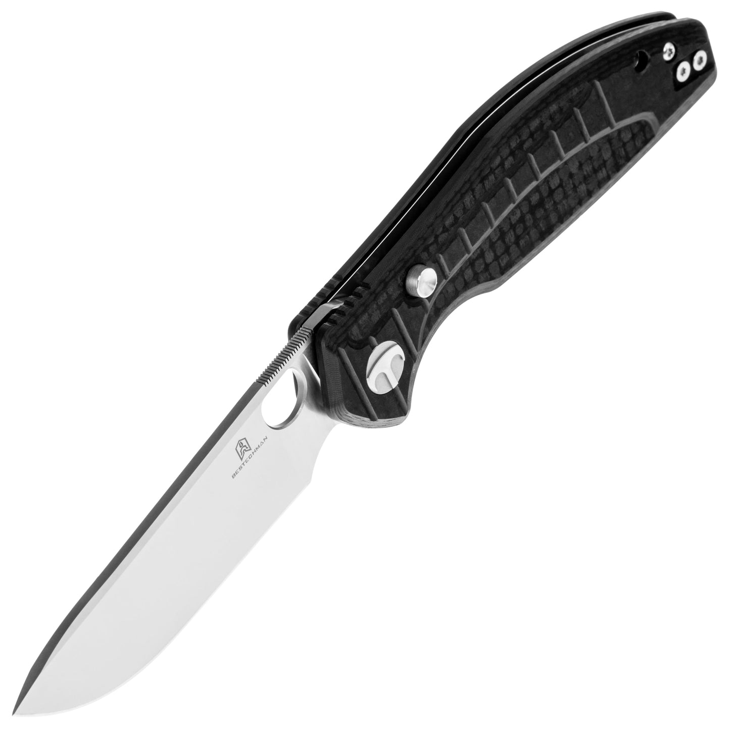 Nóż składany Bestechman Angry Owl - Satin/Black