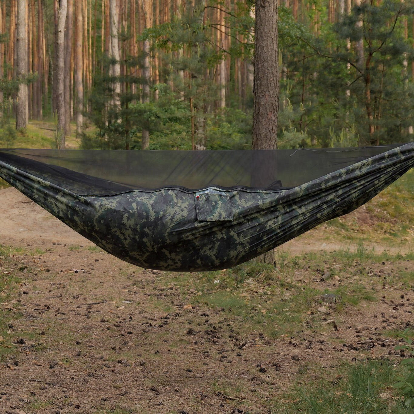 Hamak TigerWood Ważka V1 Long Camo - z moskitierą