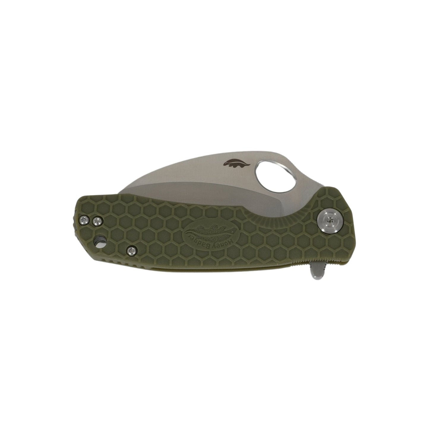 Nóż składany Honey Badger Claw Medium Plain - Green
