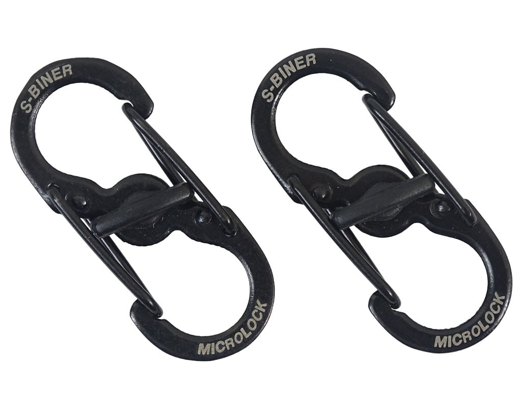 Karabińczyk Nite Ize S-Biner MicroLock Black - 2 szt.