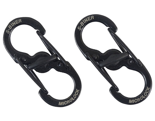 Karabińczyk Nite Ize S-Biner MicroLock Black - 2 szt.