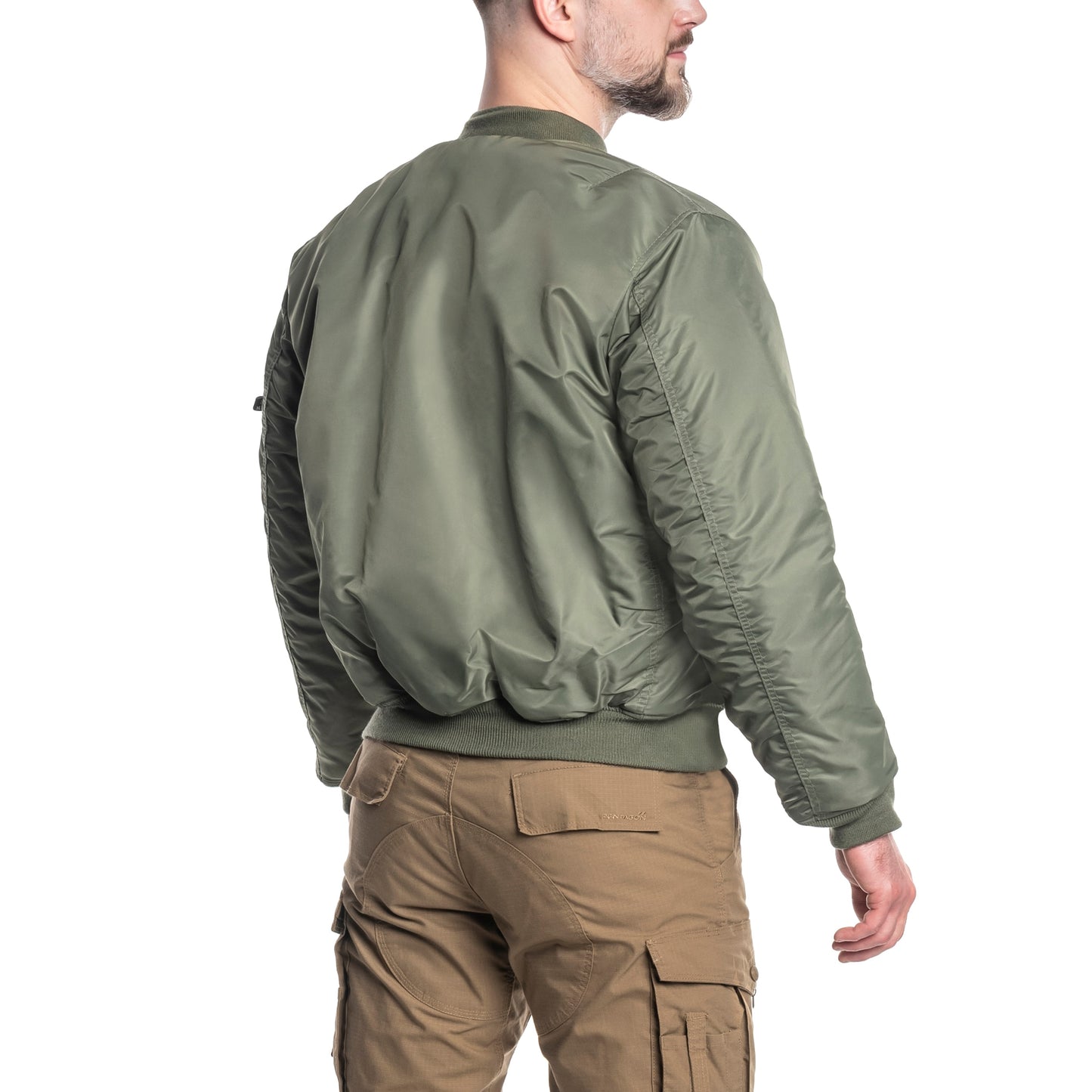 Kurtka MFH MA-1 US Flight Jacket - Olive