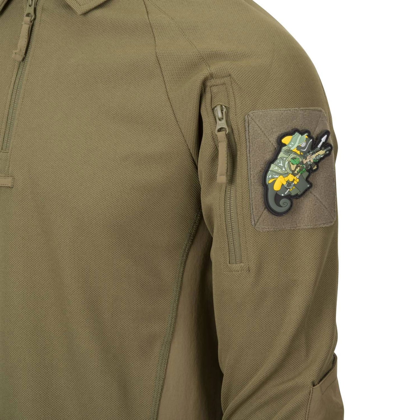 Koszulka polo Helikon Range Long Sleeve - Adaptive Green