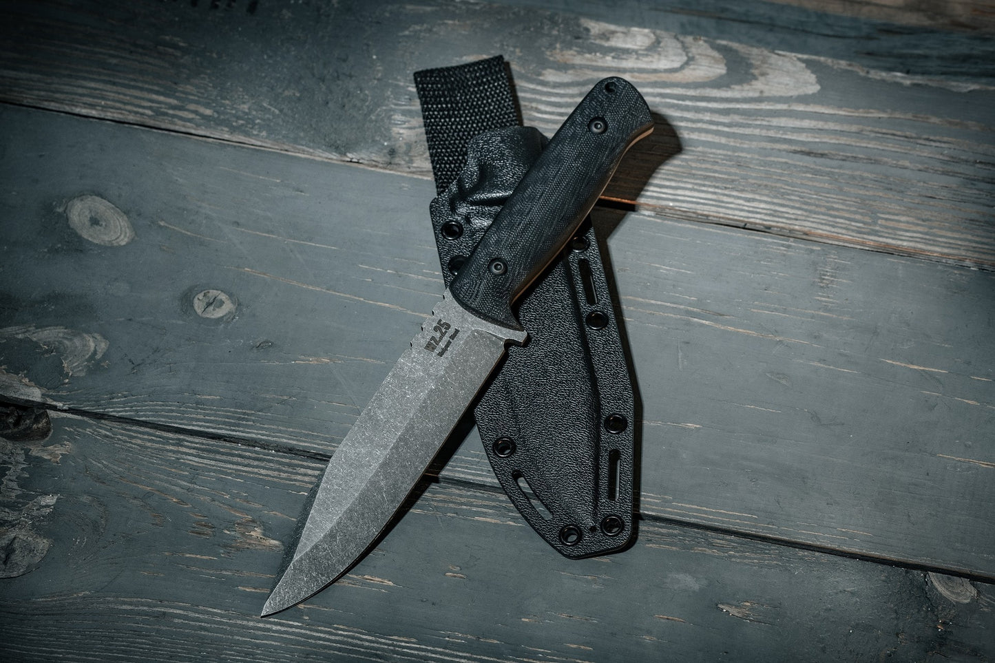 Nóż Za-Pas WZ.25 Grom Stonewashed - Black