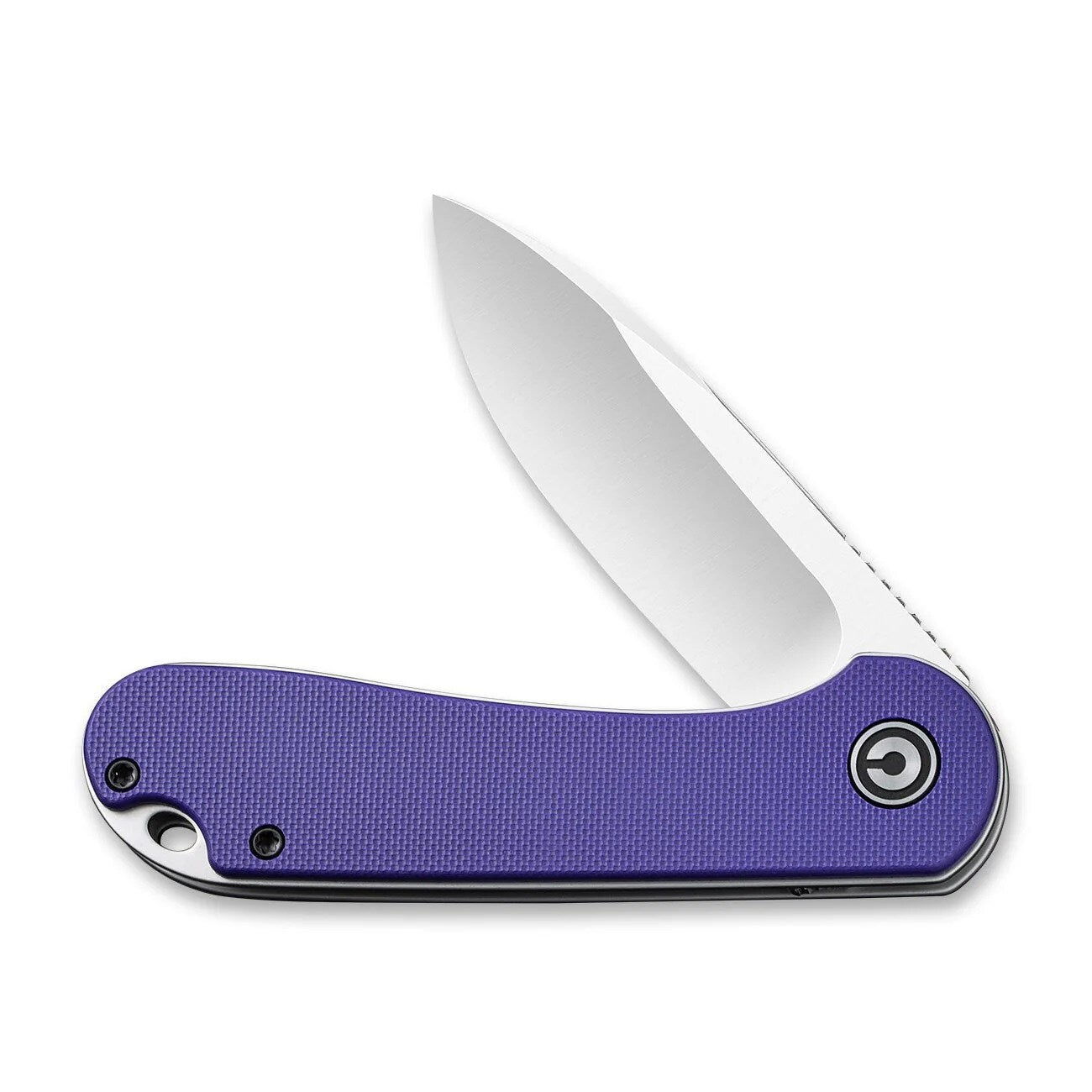 Nóż składany Civivi D2 Elementum Flipper C907V - Satin/Purple G10