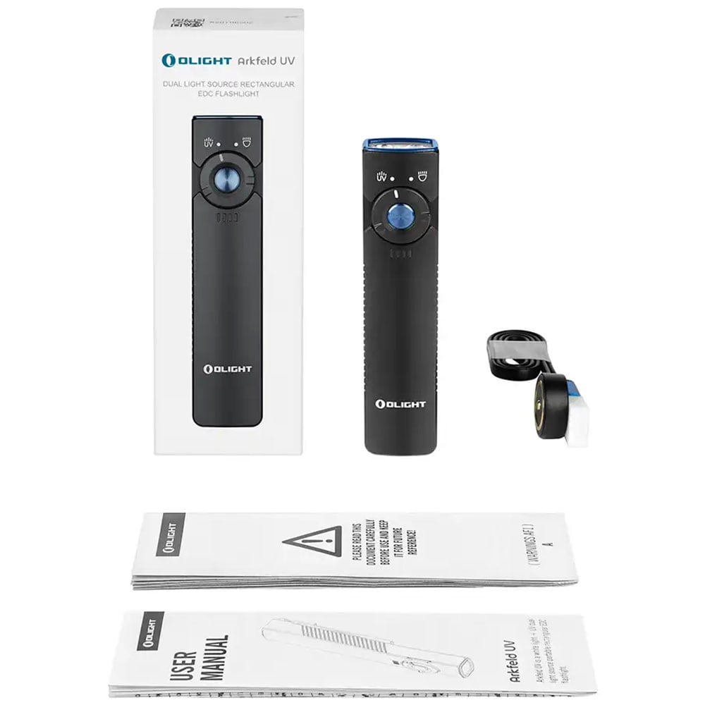 Latarka Olight Arkfeld UV Black - 1000 lumenów