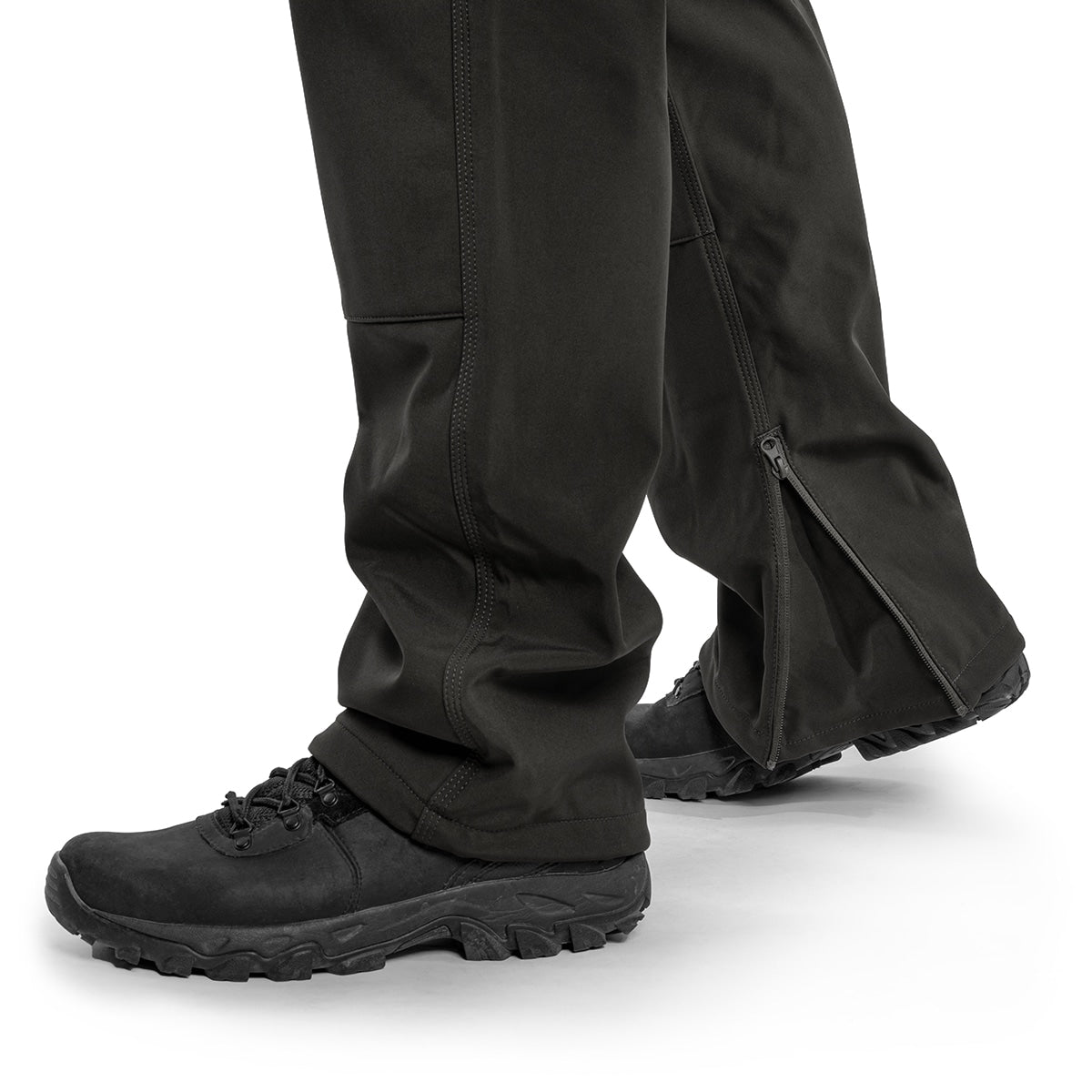 Spodnie ocieplane Mil-Tec Softshell Explorer wodoodporne - Black