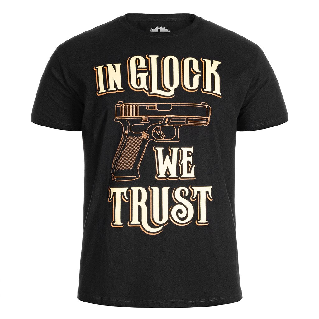 Koszulka T-Shirt War Hog In Glock We Trust - Black