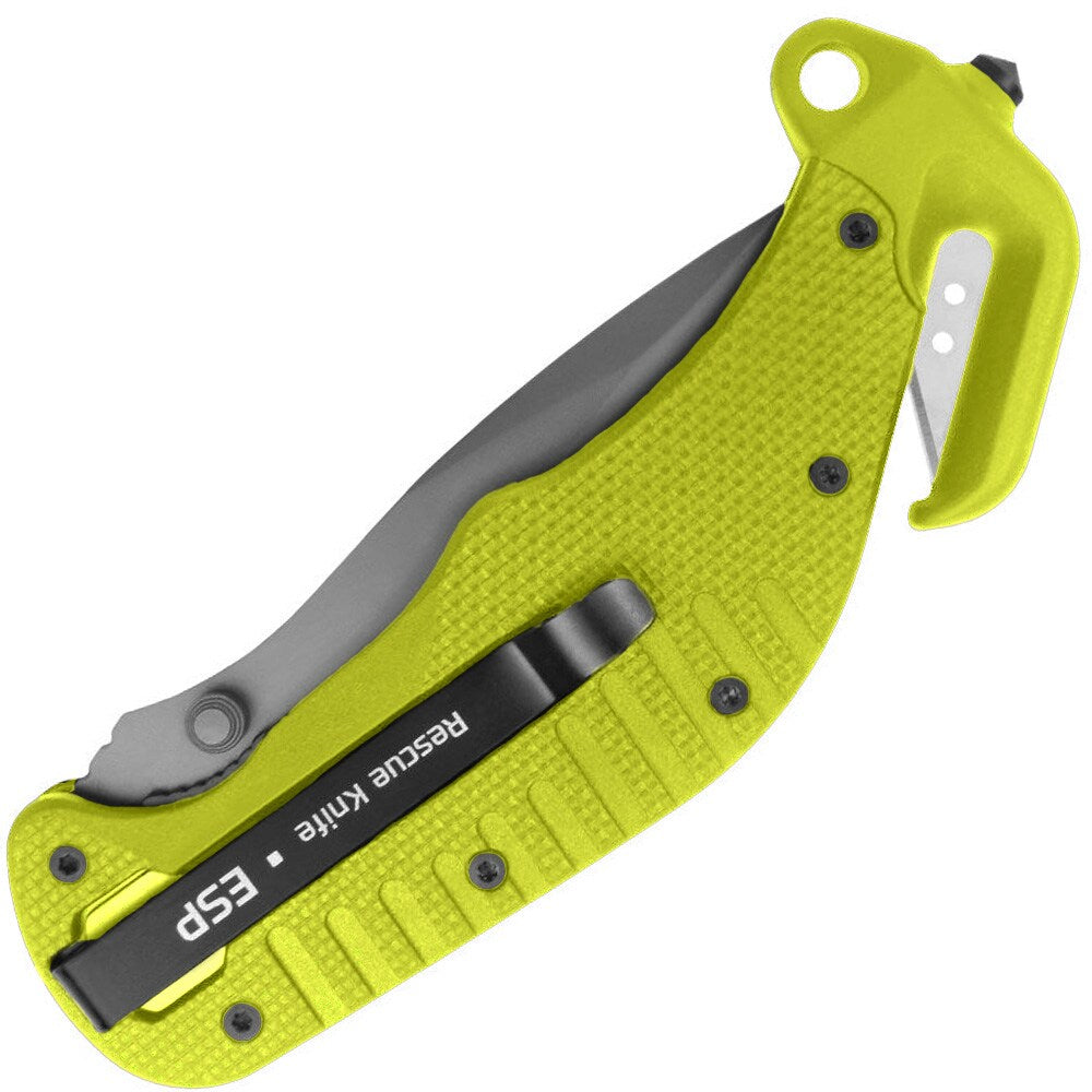 Nóż składany ratowniczy ESP Rescue Knife RKY-02 - Yellow