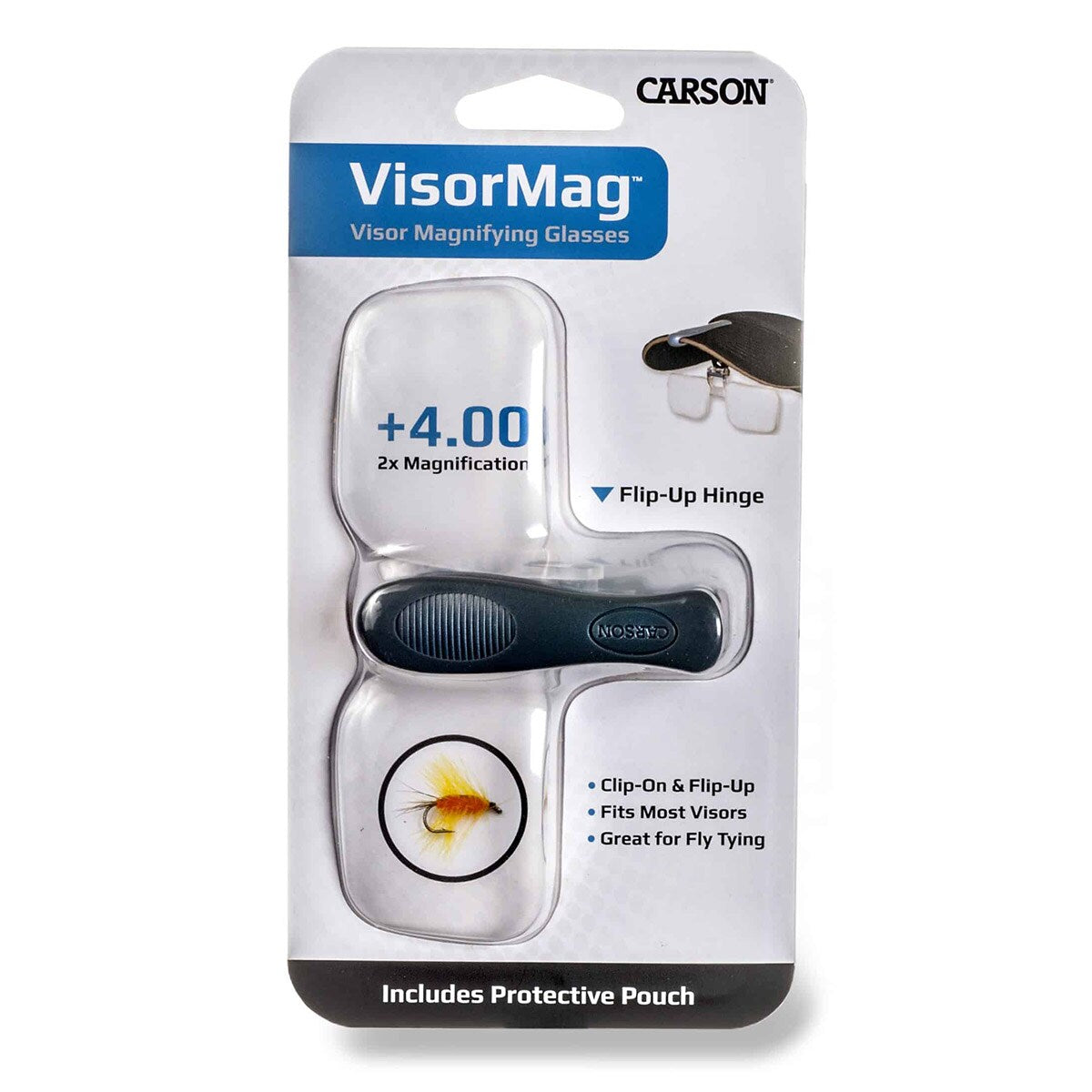 Lupa Carson VisorMag 2x na czapkę