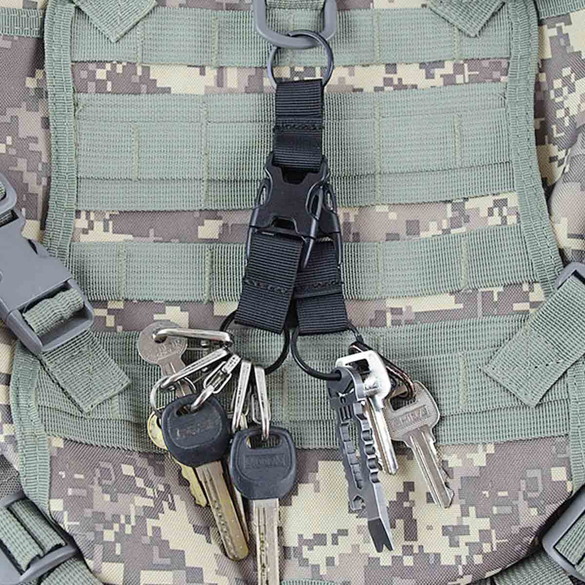 Brelok Camo Military Gear KC3 - Black