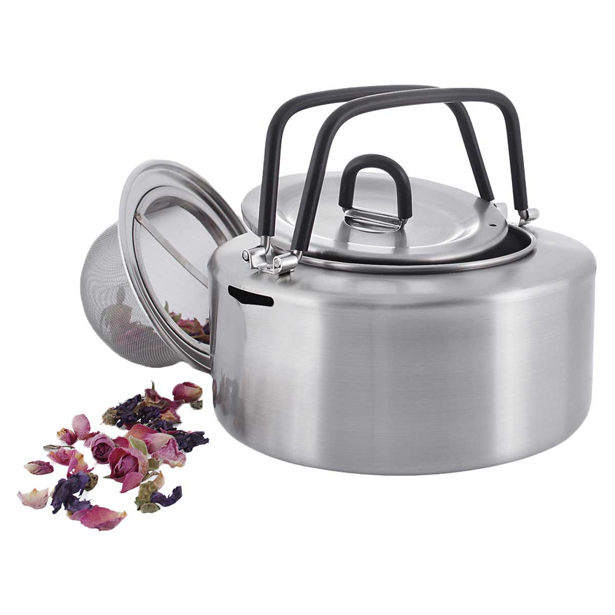Czajnik turystyczny Tatonka Teapot Stainless Steel - 1,0 l